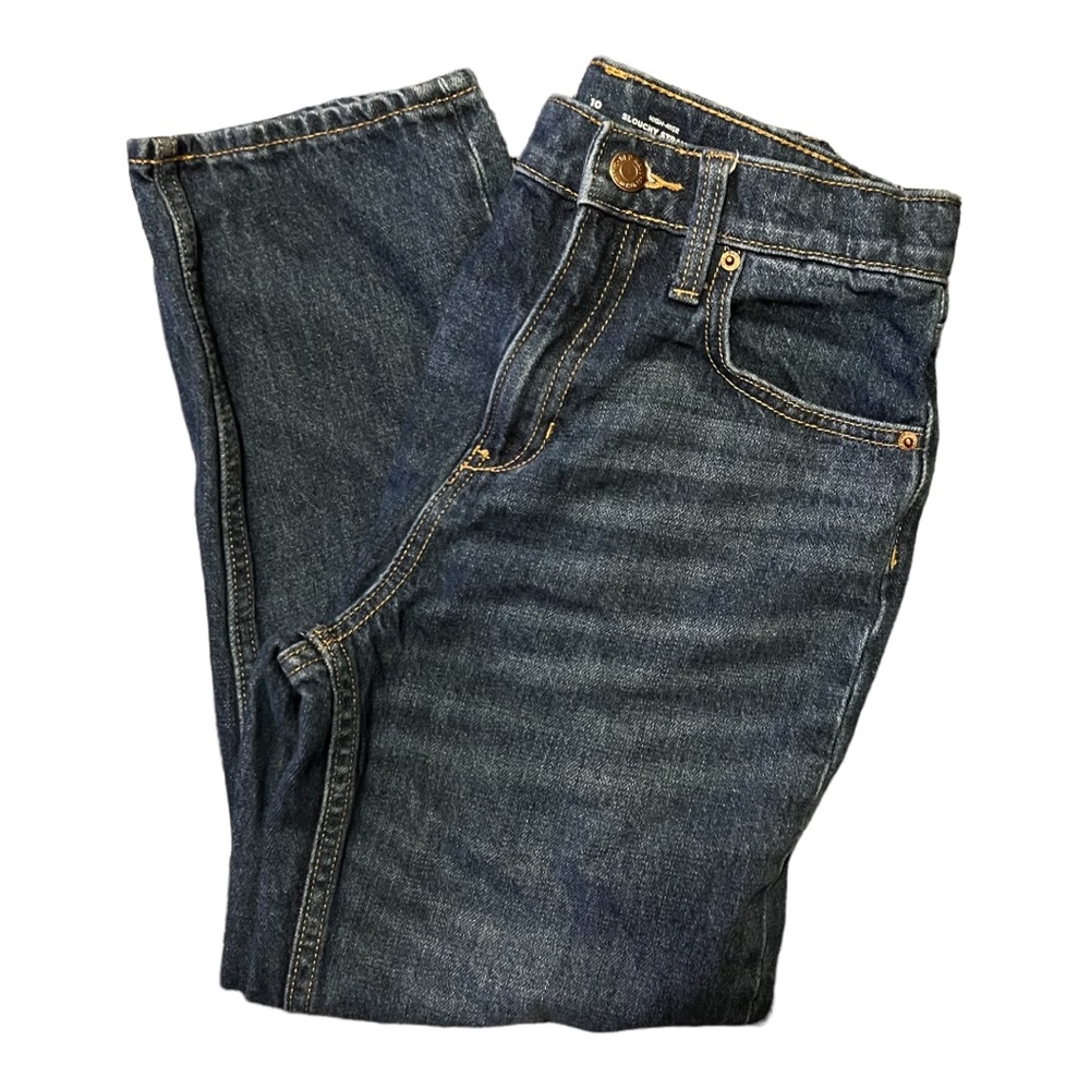 Girls Oldnavy slouchy straight jeans sz 10
